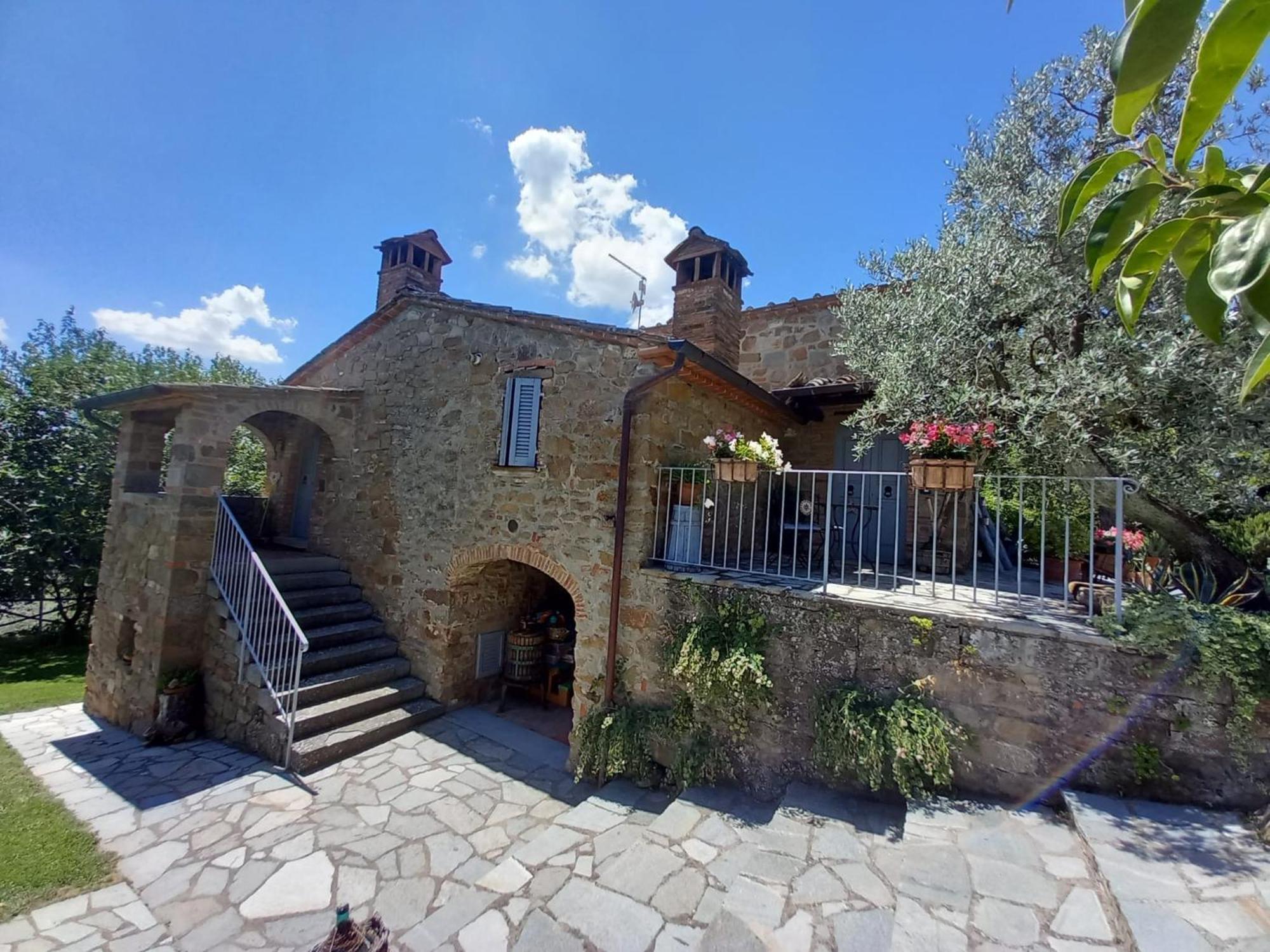 Villa Casolare Il Moro à Monte San Savino Extérieur photo